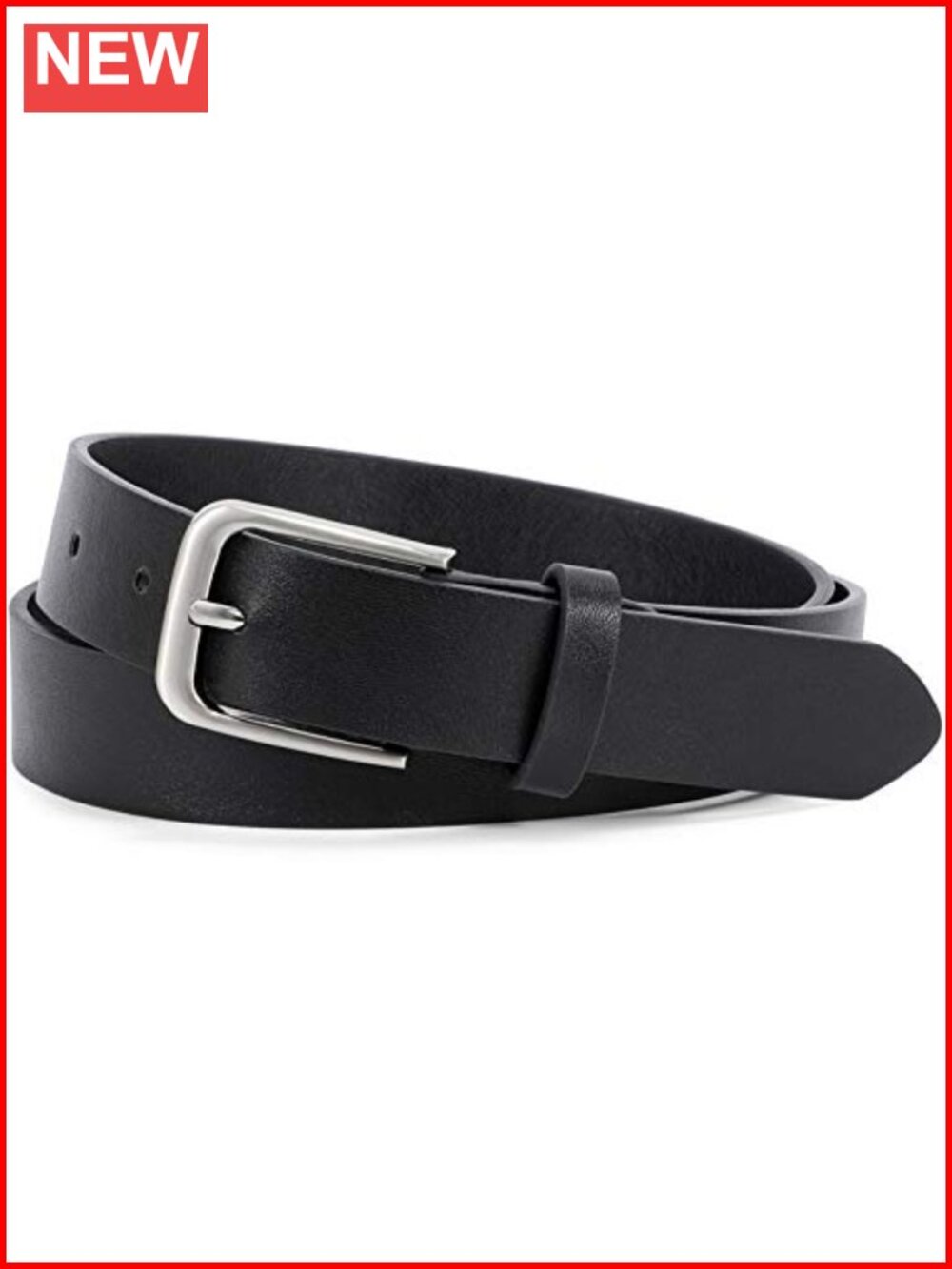 Faux Leather Casual Belt for Jeans Pants Dress